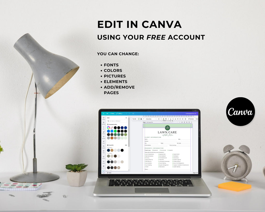 Landscaping Business Bundle, Landscaping Business Cards Template, Landscaping Business Flyer, Landscaping Forms, Landscaping Marketing