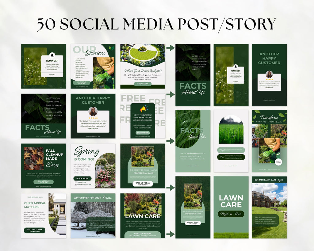 Landscaping Business Bundle, Landscaping Business Cards Template, Landscaping Business Flyer, Landscaping Forms, Landscaping Marketing