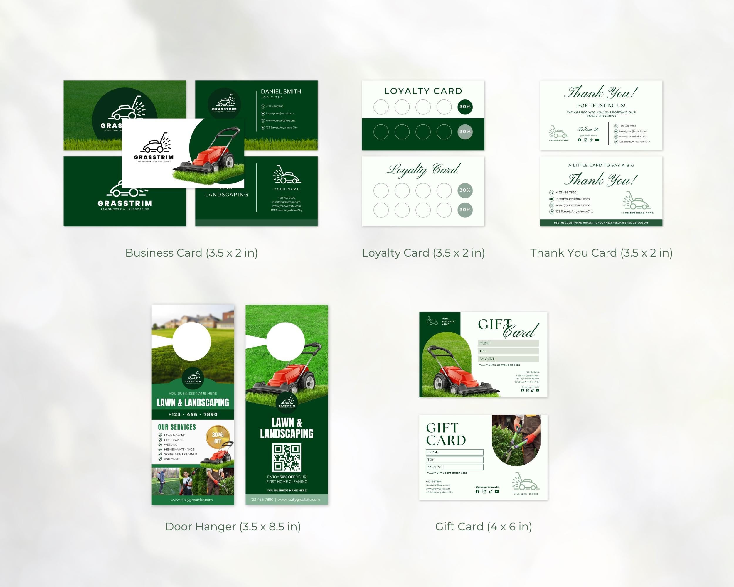 Landscaping Business Bundle, Landscaping Business Cards Template, Landscaping Business Flyer, Landscaping Forms, Landscaping Marketing
