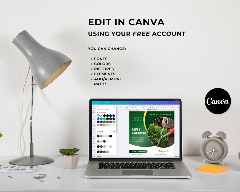 Lawn Care & Landscaping Flyers, Services Flyers, Tear-Off Flyers, Landscaping Services Flyers, Lawn Mowing Flyers, Landscaping Marketing